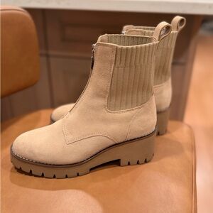 Blondo Beige Ankle Boots